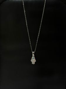 Silver Evil Eye Necklace
