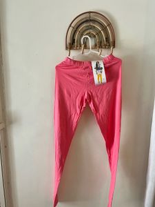Pink Cotton Leggings