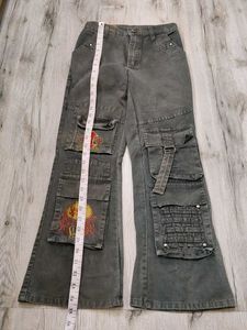 Ma538 Russian Cargo Bootcut Jeans Waist 24 Inches