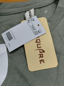 Graphic Print Tee - Olive Green