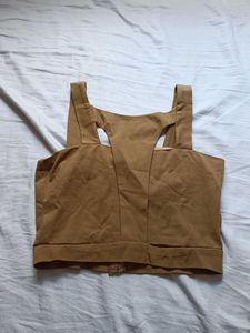 Ochre Crop Top