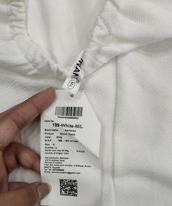 Women Fit And Flare White Dress🤍