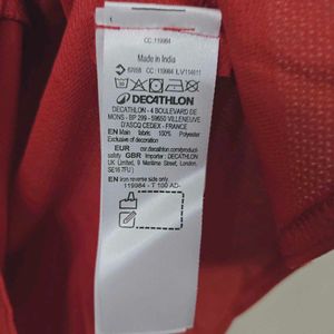 Decathlon Tarmak Red Tank Top