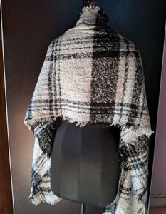 Korean Checked Winter Scarf