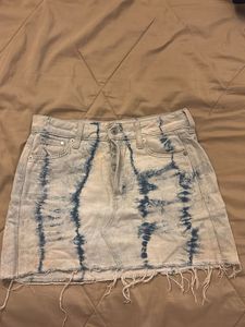 H&M Denim Low Waist Skirt