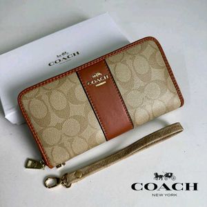 COACH ZIPPER WALLET WITH BOX 10AA QUALITY