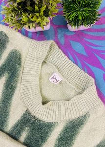 Green Crop Sweater