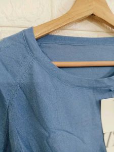 Korean Style Blue Top