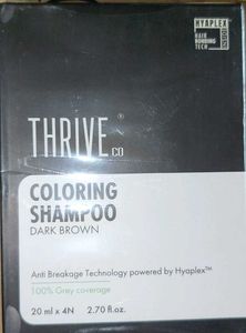 ThriveCo Dark Brown Coloring Shampoo Hair Color