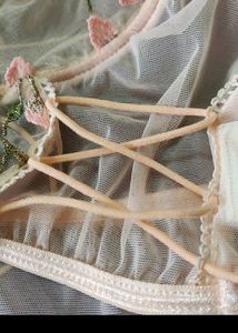 Urbanic&#39;s Cute And Sexy Pastel Pink Lingerie Set Size M