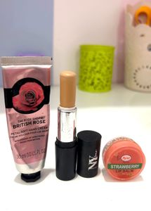 The Body Shop Hand Cream, NYE BAE CONCEALER & Balm