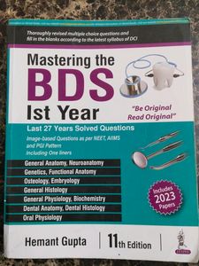 Mastering The Bds 1st Year