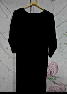 Long Black Kurti