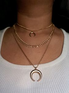 3 Layers Rose Gold Necklace