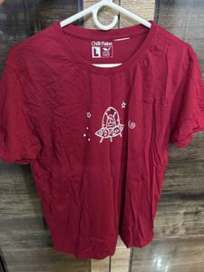 Maroon Graphic T-Shirt
