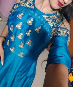 Beautiful Blue Gown Full Length