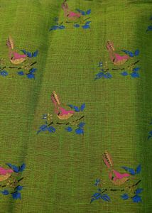 Bird Printed Cotton Fabric (5 mtrs)