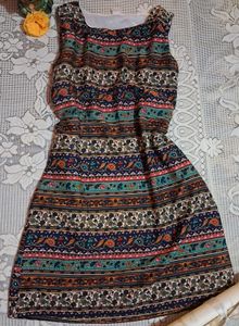 Boho Print Dress