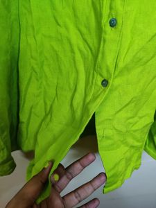 Green Shirt Type Kurti