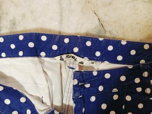 Polka Dot Jeans For Girls