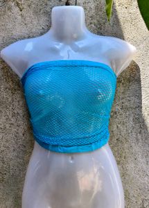 1092 SEXY BLUE TOP