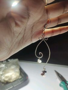 Handmade Real Crystal Stone Earrings