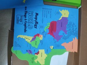 World Map With Capital F M.....