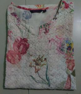 Floral Embroidered Kurti New Like