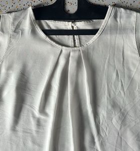 White Half Casual Wear