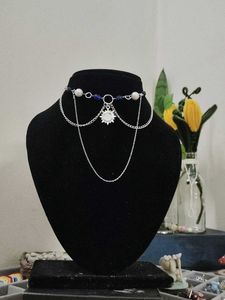 Layered Beaded Sunburst Necklace