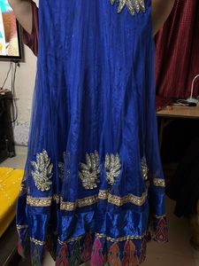 Blue Embroidered Kurta Set