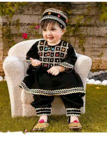 Girls Kashmiri Kurta Set