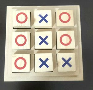 Tic-Tac-Toe Wooden Board Game