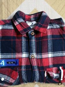 Red &amp; Black Plaid Shirt