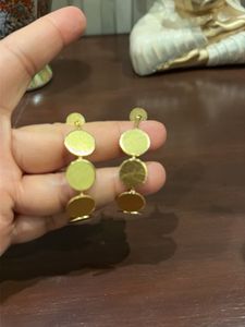 Gold Tone Dangle Earrings