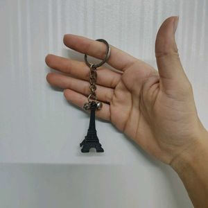Metal Miniature Eiffel Tower Keychain
