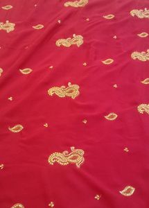 Preloved Red Saree❤️❤️