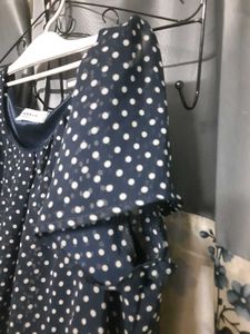 Elegant Polka Dot Top