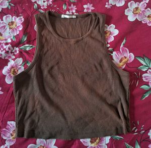 Brown Tank Top