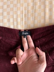 People Corduroy Wide Leg Jeans ( Rarely Worn)