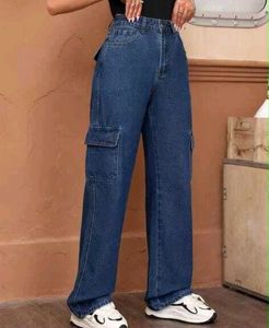 New 6 Pocket Denim Loose Jeans For Women
