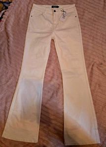 White Flare Jeans