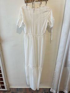 white beauty H&amp;M dress