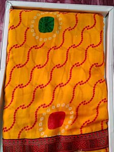 Bandhani Saree