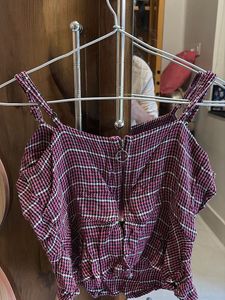 Cute Plaid Crop Top