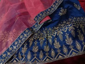 Heavy Zari Work Lehenga Choli Set
