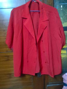 Red Blazer Jacket