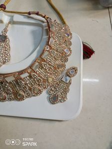 diamond jewellery necklace set