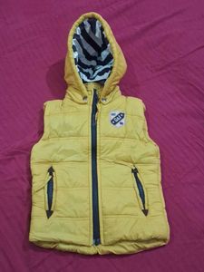 Cute Yellow Kids Vest