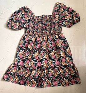 Floral Print Mini Dress